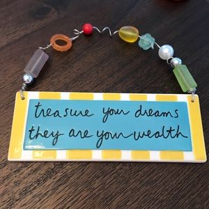 NEW Inspirational quote wall decor